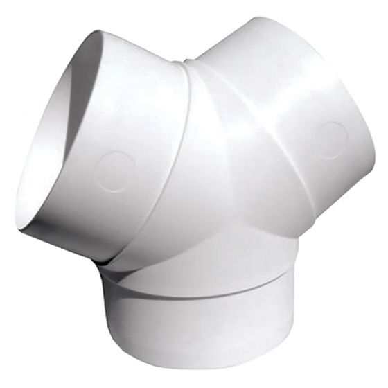 Images of Avenue Round Ducting Y Piece 4 Inch White 