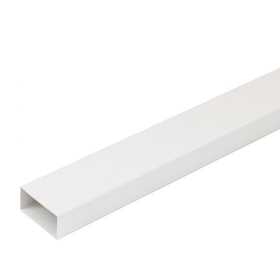 Image of Avenue Flat Rectangular Ducting Channel 60mm x 204mm 1.5M