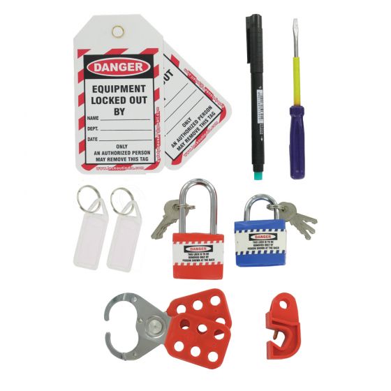 Image of Avenue Essentials MCB Lockout Kit in a Handy Zipped Pouch