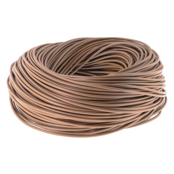 Image of Avenue Cable Over Sleeving 4mm Brown PVC 100m