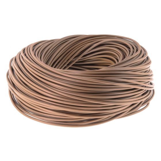 Image of Avenue Cable Over Sleeving 6mm Brown PVC 100m