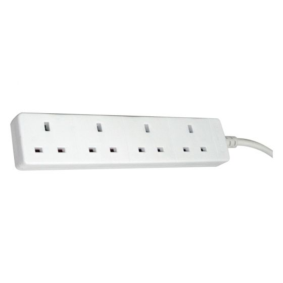 Image of Avenue 4 Gang 13A Extension Lead with 2 Metre Power Lead