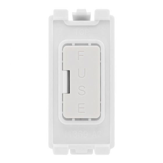 Image of BG Electric RFUSE Grid Fuse Unit Single Module with 13A Fuse White