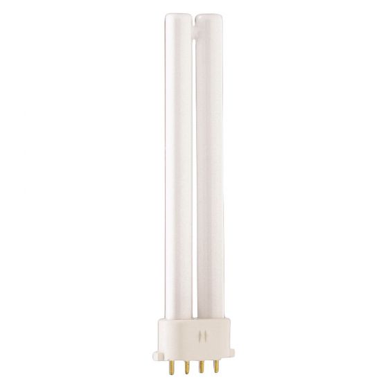 Image of PL-S 9W 4 Pin Cool White 4000K 840 Compact Fluorescent Twin Tube Lamp