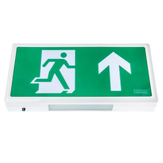 Image of Channel LED 1.9W Emergency Exit Sign Maintained/Non-Maintained