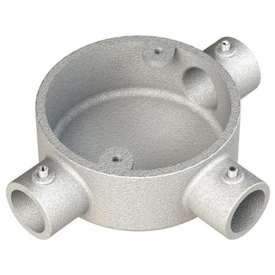 Demon Cato Conlok Quick Fit 25mm Galvanised Tee Box IP30