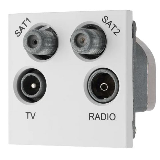 Image of BG Electrical Euro Dual Satellite TV Radio Module