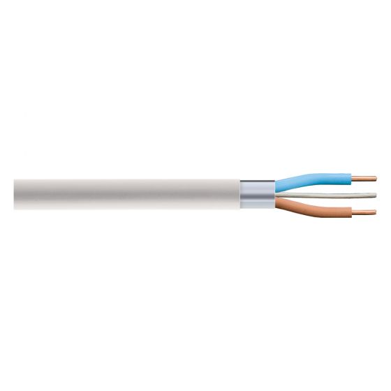 Image of Prysmian FP200 1.5mm 16.5A 3 Core & Earth White Cable 100M Drum