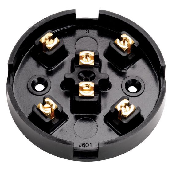 Image of Hager Ashley J601 Junction Box 20A 6 Terminal for Lighting Black Each