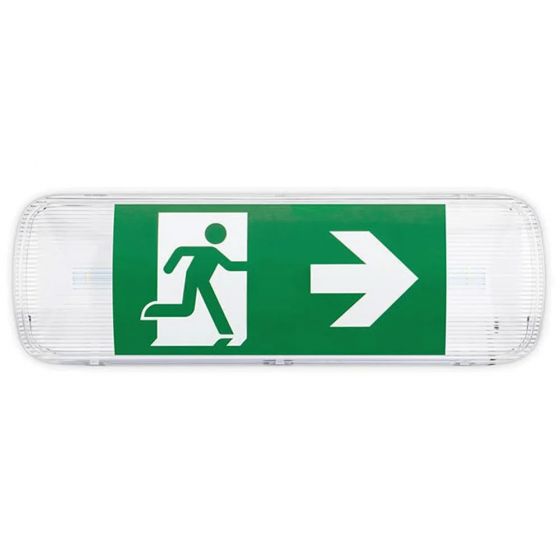 Image of JCC 3W Emergency Bulkhead IP65 with Legends IP65