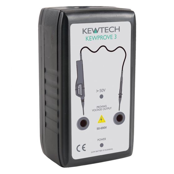 Image of Kewtech KEWPROVE3 Proving Unit Proves Circuits are Dead 690V AC/DC