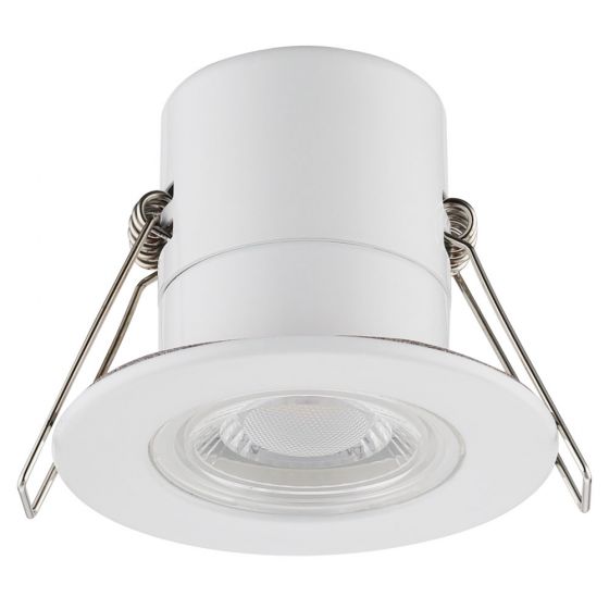 Image of Luceco LED Downlight 5W Fixed Fire Rated 4000K White