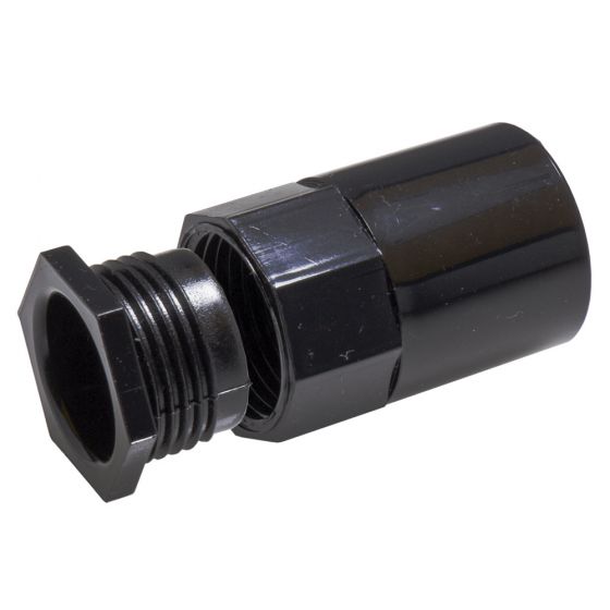 Image of Marshall Tufflex MAB2WH 25mm Female Adaptor Black Plastic Conduit PVC
