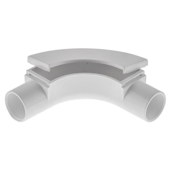 Image of Marshall Tufflex MIB2WH 20mm Inspection Bend White Plastic Conduit PVC