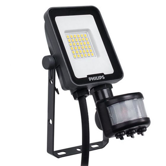 Image of Philips LED Floodlight PIR 10W Warm White 3000K IP65 Outdoor