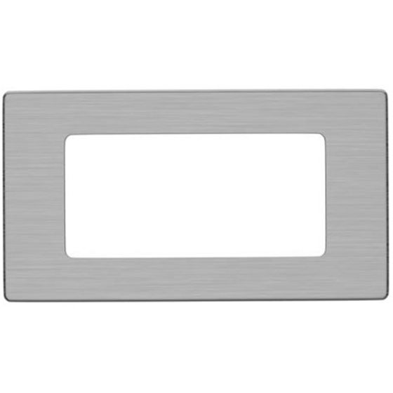 ProofVision In-Wall Electric Toothbrush Charger Plate Brushed Steel