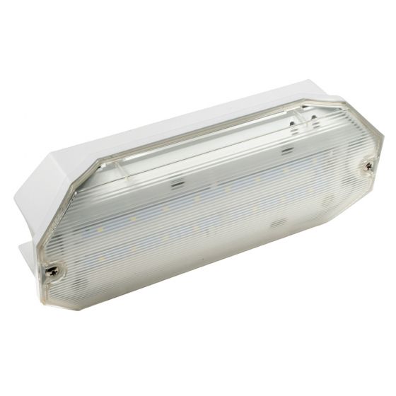Image of Robus Sapphire LED Emergency Bulkhead 4W 170lm Self Test IP65