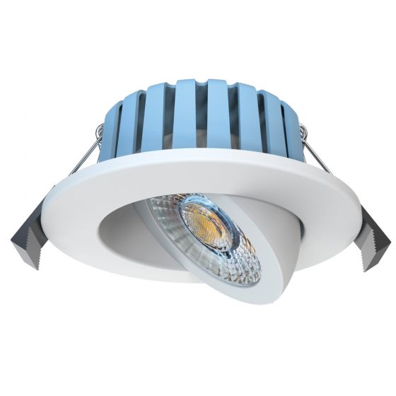 Image of Spa Eden Tilt Fire Rated Downlight CCT COB LED White