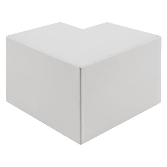 Image of Marshall Tufflex TOAS50CWH 50x50mm External Bend Plastic Trunking White