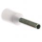Image of SWA 0.5-8IBLF/T Insulated 0.5mm White Bootlace Ferrule 100 Pack