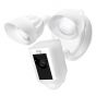 Image of Ring Smart Video Security Floodlight Wifi Camera Siren & Alarm White