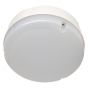 Image of Avenue LED Round Emergency Bulkhead 290mm 1150lm 12W 4000K IP65 White Opal