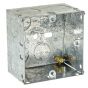 Image of Appleby SB618 Flush Metal Back Box 1 Gang 47mm