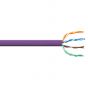 Image of Avenue CAT5E Data Network LAN Ethernet Cable UTP LSF Violet 305M Pull Box