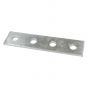 Image of Avenue Channel Flat Straight Splice Plate 4 Hole Galvanised Each