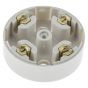 Image of Avenue Small Junction Box 20A 4 Way for Lighting Circuits White Each