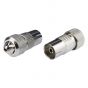 Image of Avenue Coax Cable Socket Metal with Spring Claw - Each