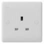 Image of Avenue Contour Unswitched Socket 1 Gang 13A Single Pole White