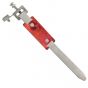Image of Avenue Earth Clamp Indoor Red fits a pipe diameter 12-32mm
