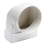 Image of Avenue 90 Degree Elbow Bend 100mm 4 Inch White 54mm x 110mm