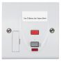 Image of Avenue Unswitched RCD Fused Spur 13A DP Latching White