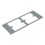 Image of Avenue Floor Box Mounting Plate Two 1 Gang Wiring Accessories