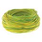 Image of Avenue Cable Over Sleeving 6mm Green and Yellow PVC 100m