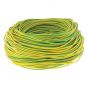 Image of Avenue Cable Over Sleeving 8mm Green and Yellow PVC 100m