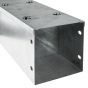 Image of Avenue Metal Cable Trunking 100x100mm Galvanised with Lid 3M Length