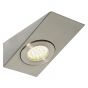 Image of Forum Lago LED Wedge Under Cabinet Light 130lm 1.5W 3000K Nickel