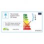 Energy label for Avenger 5ft LED Linear Panel 5291lm 54W 4000K Surface Mounted