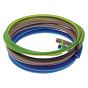 Image of Flexible Meter Tail 5M Pack 6181Y 2x 25mm Blue Brown 16mm 6491X Earth