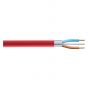 Image of Prysmian FP200 1.5mm 16.5A 4 Core & Earth Red Cable 100M Drum