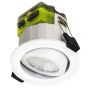 Image of Luceco F-Type MK2 Adjustable Fire Rated Downlight CCT Dim2Warm