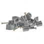 Image of Tower 70CGKF100 Flat Cable Clip for 10mm Twin & Earth Grey Pack 100