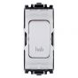 Image of MK Grid K4896HBWHI Grid Switch 20A 1W DP Engraved Hob