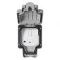 Image of MK Masterseal K56410GRY Switched Fused Spur 13A DP Grey IP66