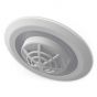 Image of Lumi-Plugin LP110WH3KMBWHA LED Downlight with 10 Year Battery Powered RF Heat Alarm 8.5W 600lm 3000K IP20 -1