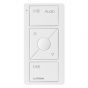 Image of Lutron PIco PK2-3BRL-TAW-A01 Audio Remote 3 Button Keypad White