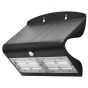 Image of Robus SOL RSO740P04 6.8W Solar LED Wall Light with PIR 4000K Black IP65